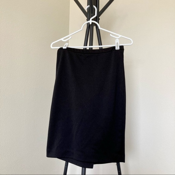*2/$15* NWOT Classic Black Pencil Skirt - Picture 1 of 3